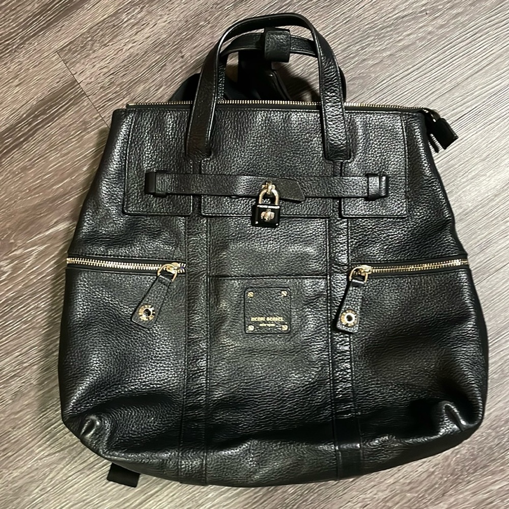 Henri Bendel Black Leather Jetsetter